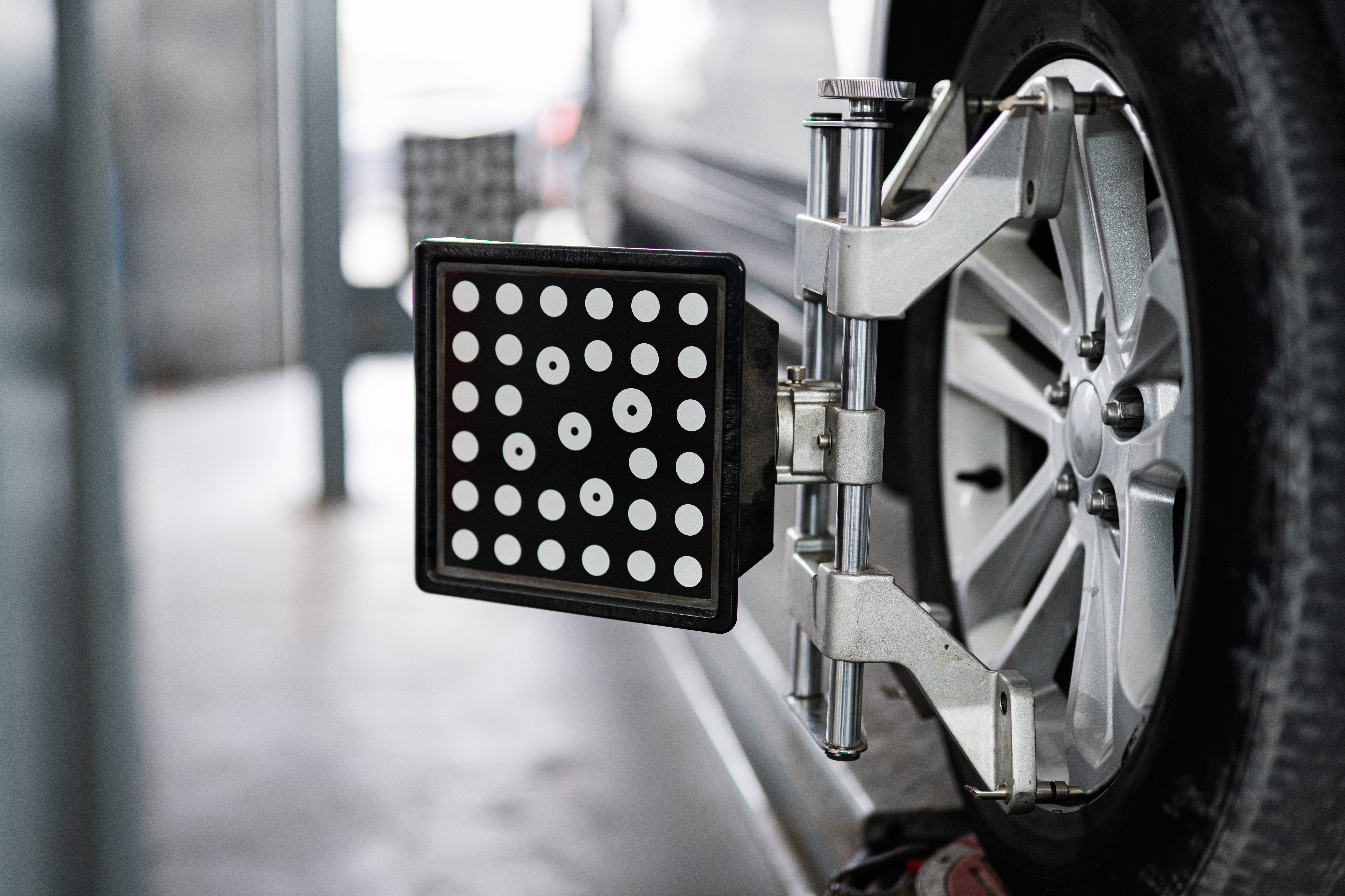 close up of wheel alignment equipment in auto repa 2026 01 08 00 35 17 utc